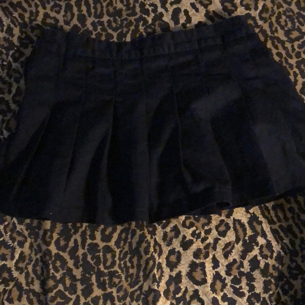 Brandy Melville side zipper pleated skirt